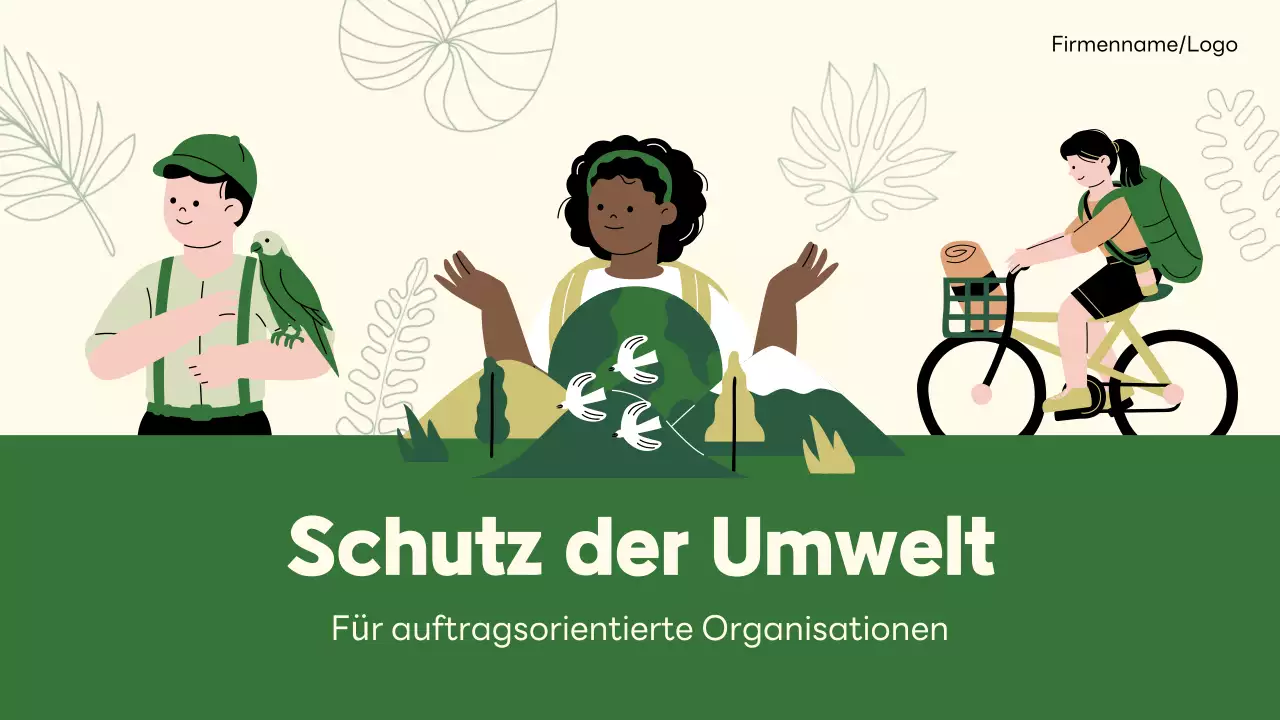grüne moderne Umweltförderung