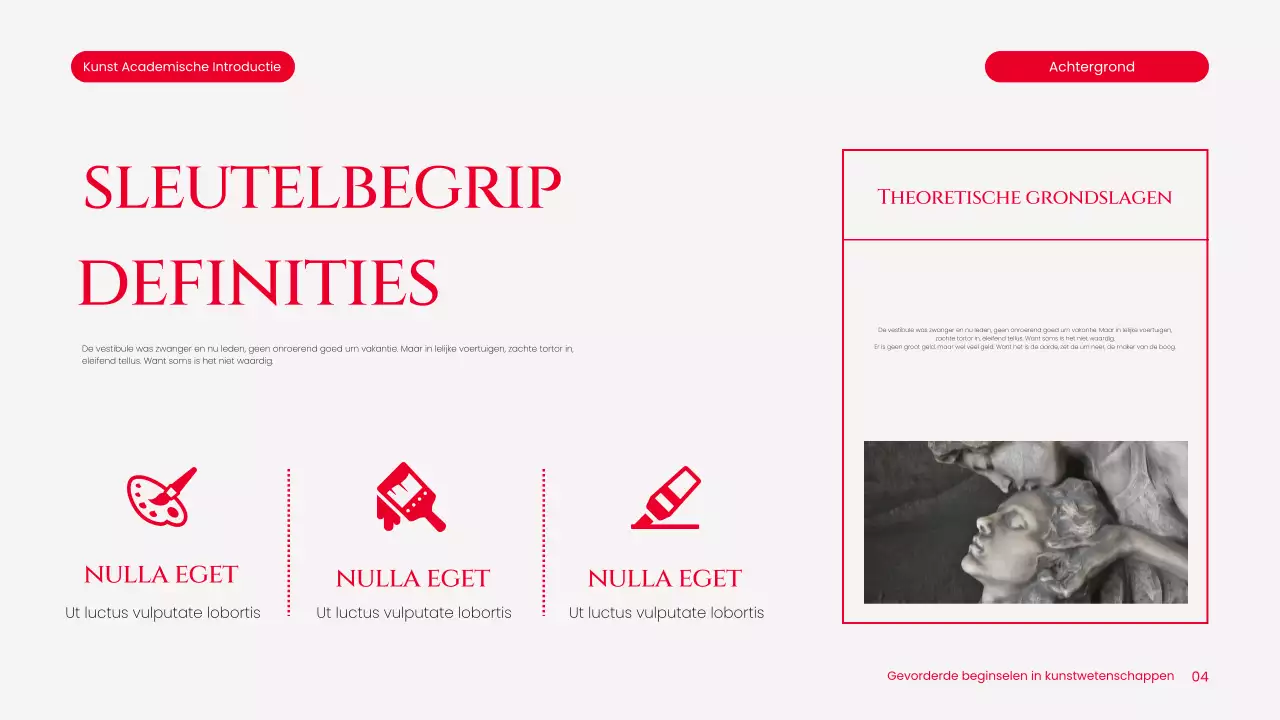 witte klassieke kunst informatie