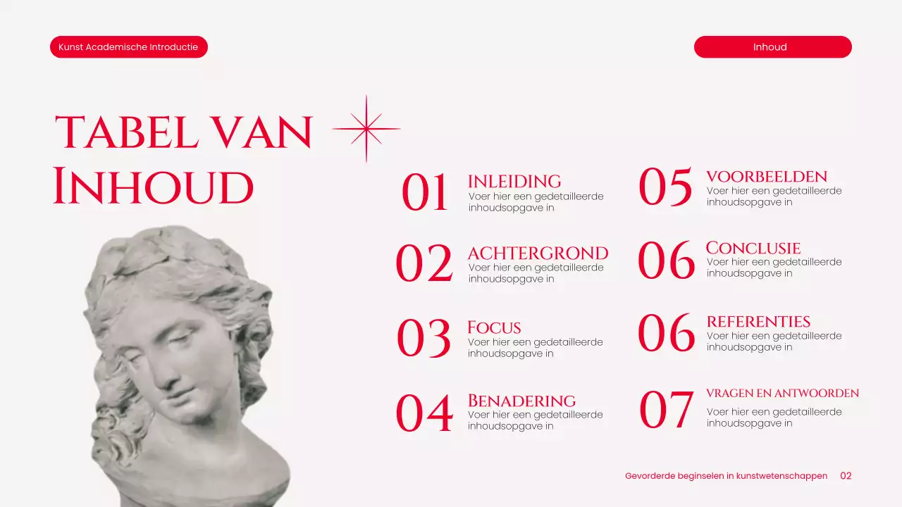 witte klassieke kunst informatie