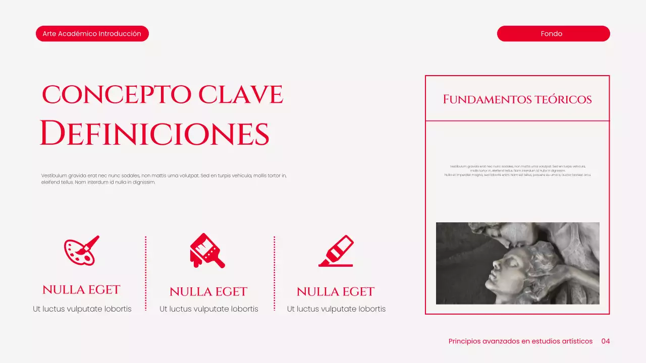 white classic art información