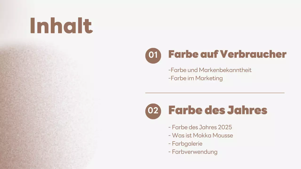 beige minimalistische Farbe Bericht