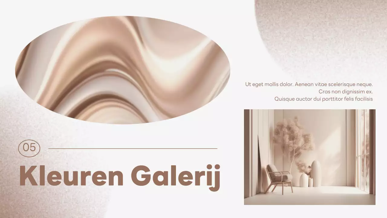 beige minimalistisch kleurrapport