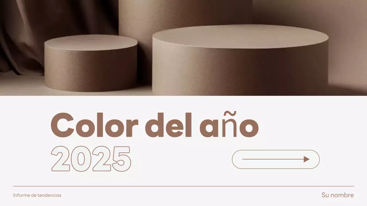 informe de color beige minimalista