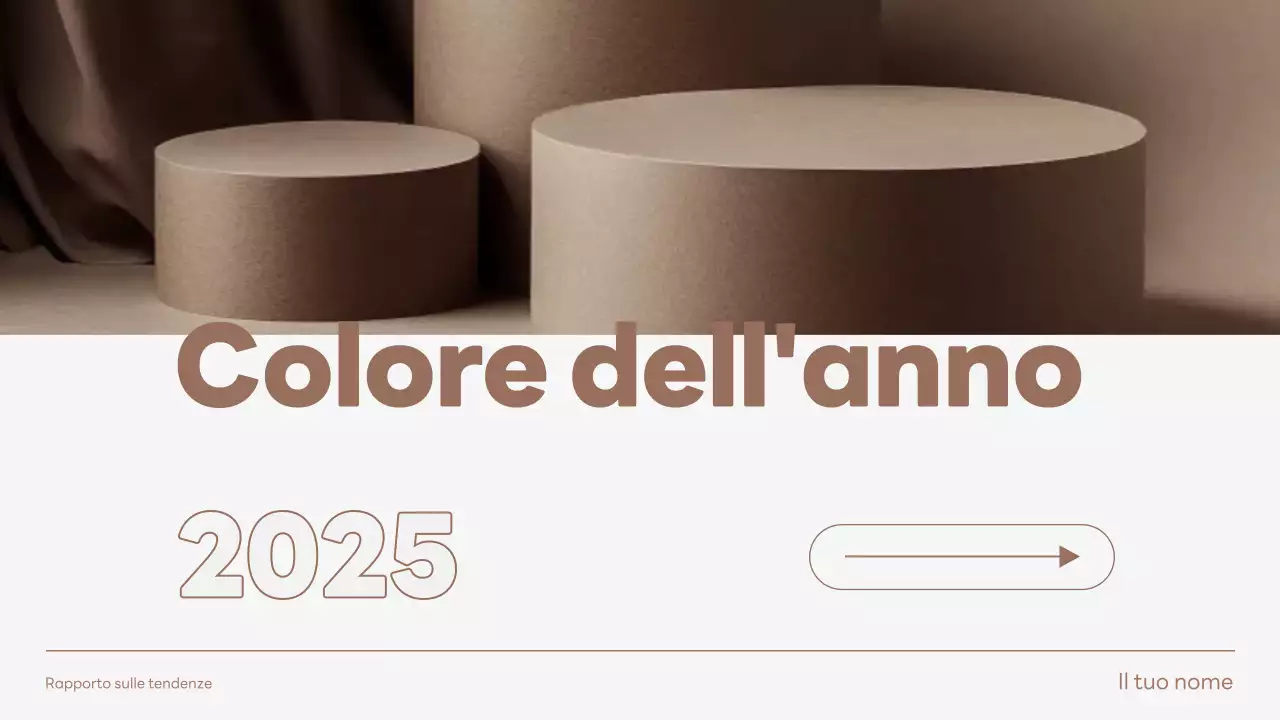 relazione cromatica minimalista beige