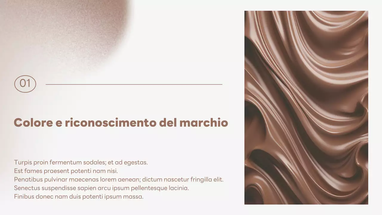 relazione cromatica minimalista beige