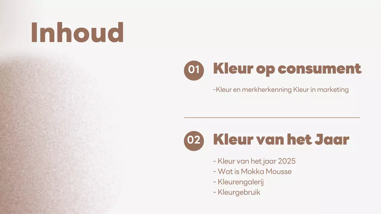 beige minimalistisch kleurrapport