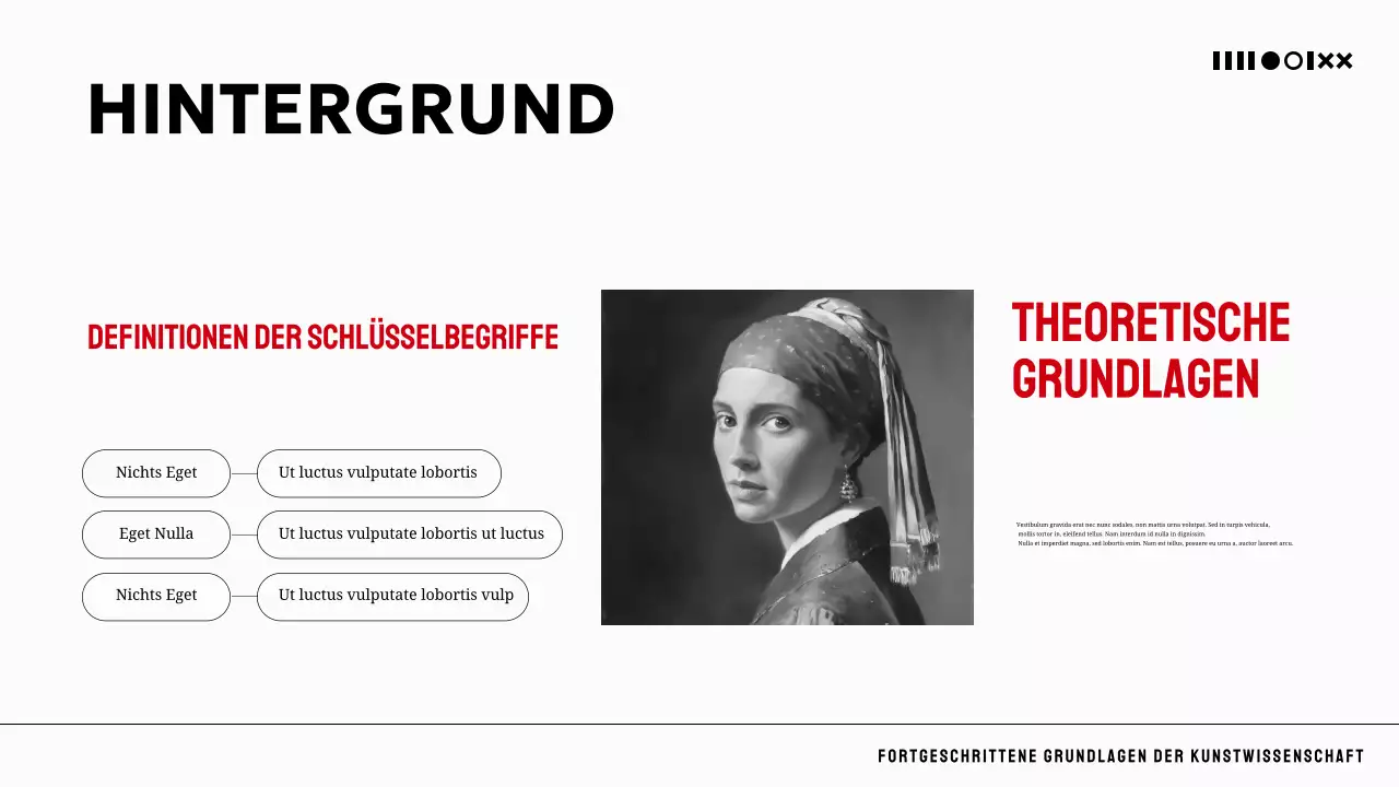 Schwarzer akademischer Kunstkurs