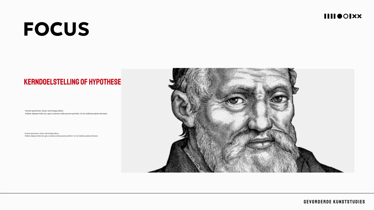 zwarte academische kunstcursus