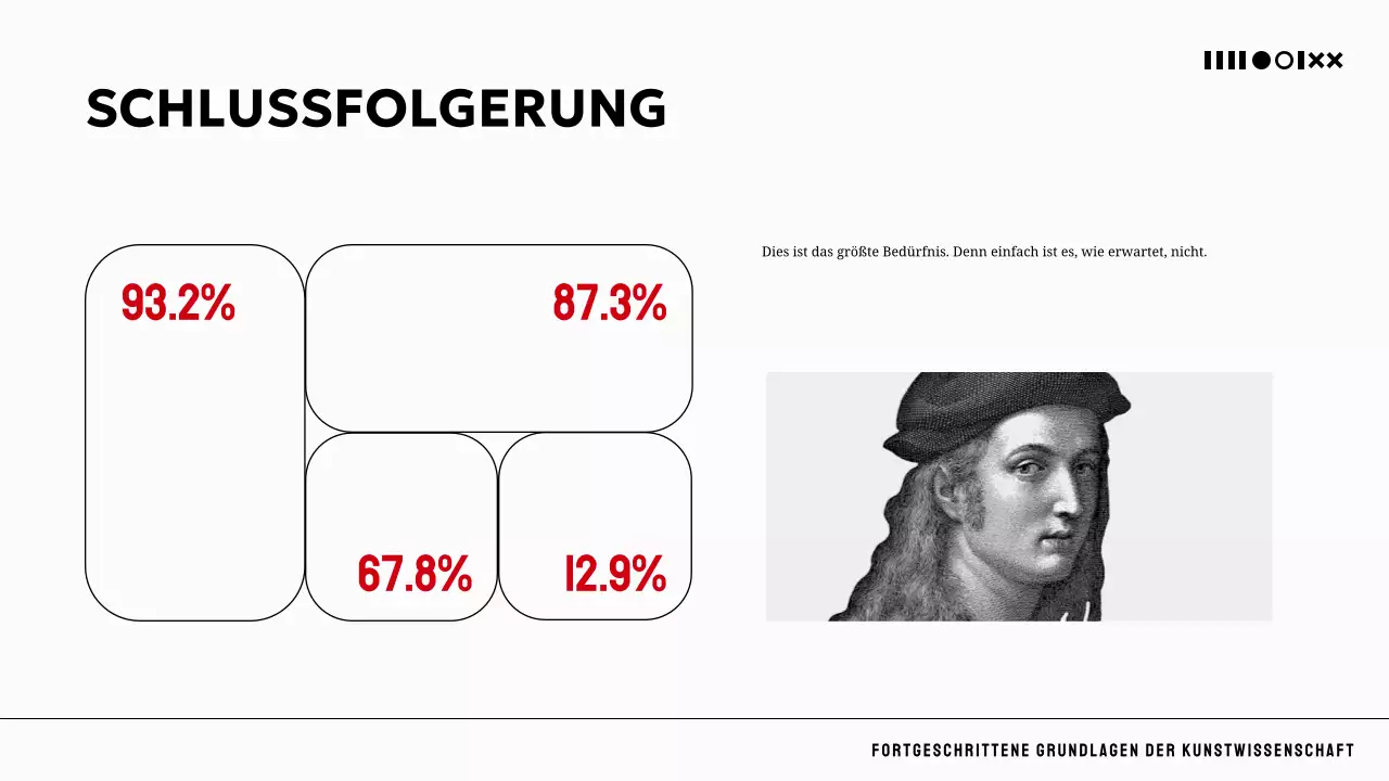 Schwarzer akademischer Kunstkurs