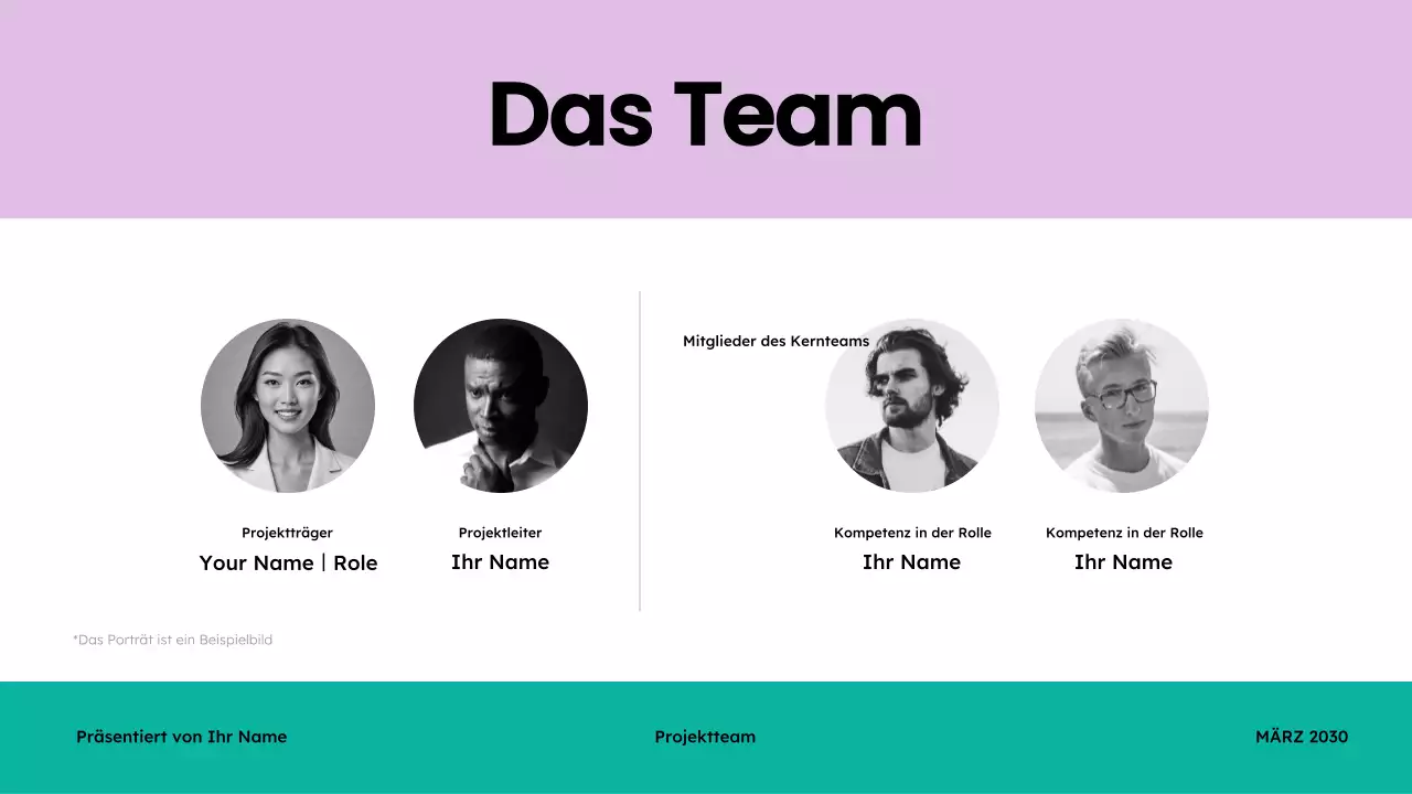 teal modern meeting präsentation