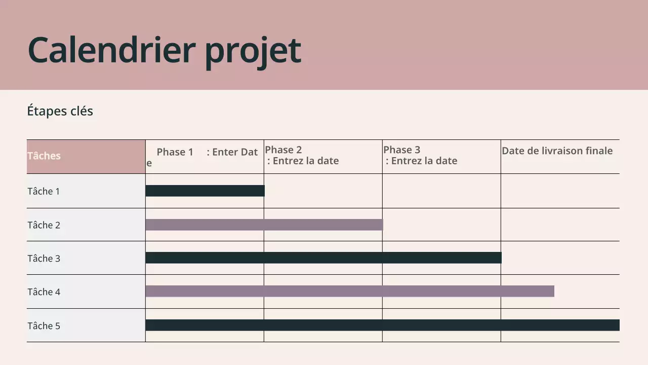 beige présentation de réunion moderne