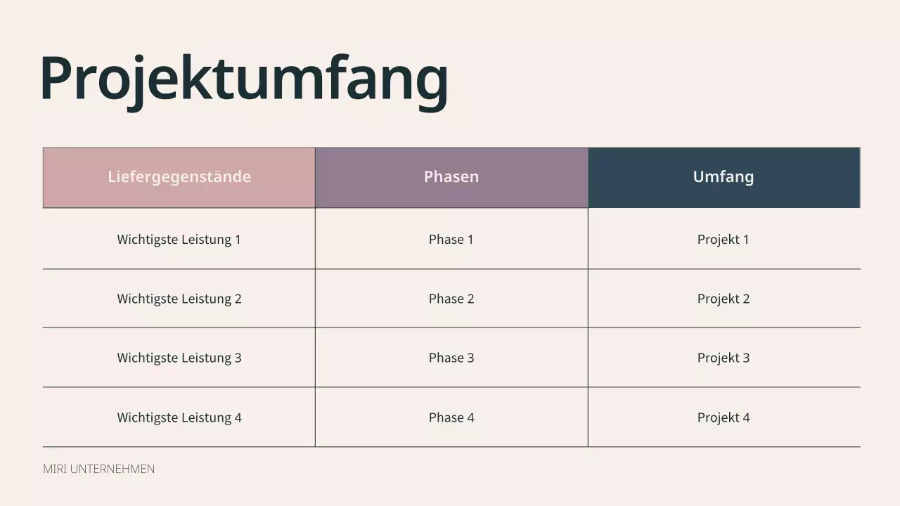 beige moderne Meeting-Präsentation