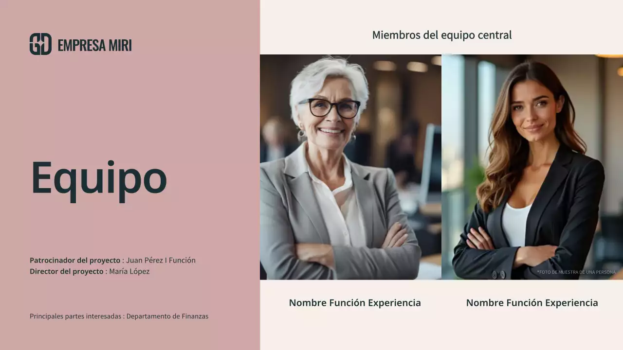 beige presentación reunión moderna