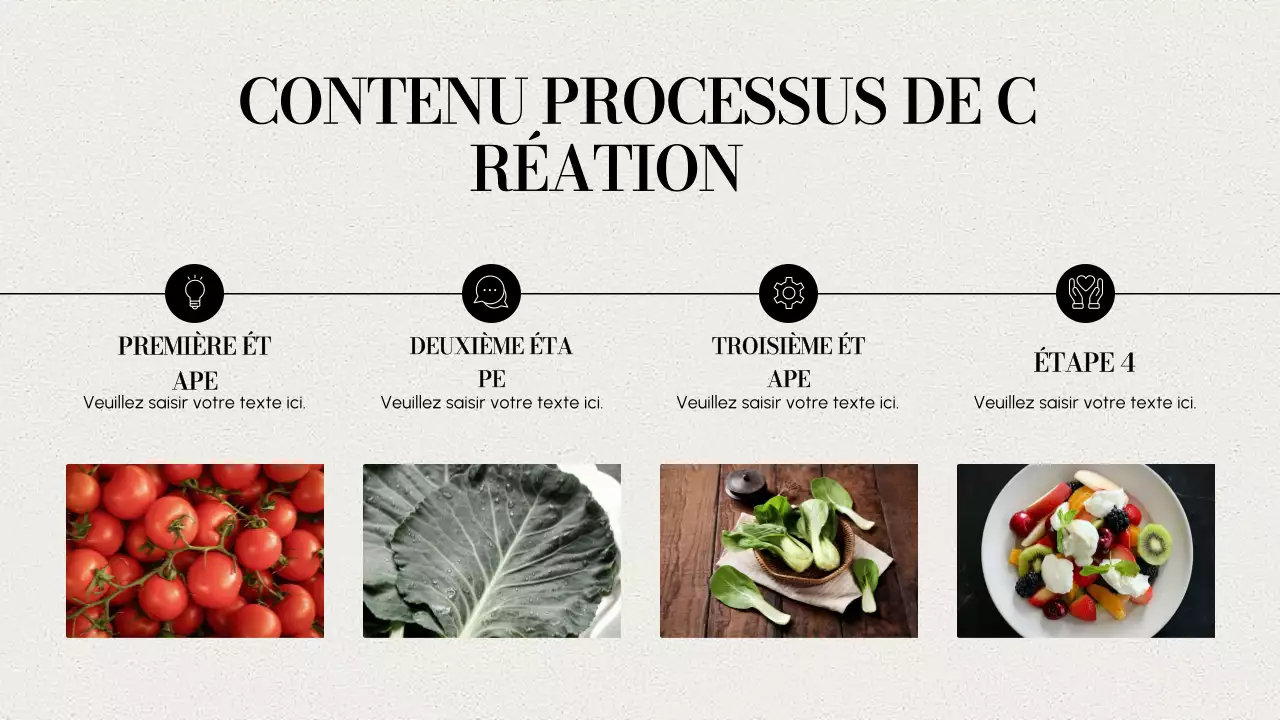 beige moderne contenu présentation portfolio