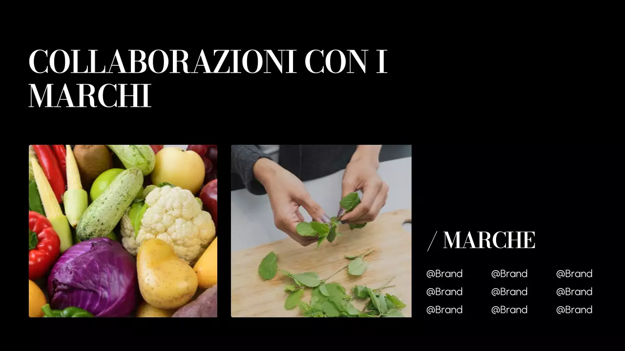 beige presentazione moderna del portafoglio di contenuti