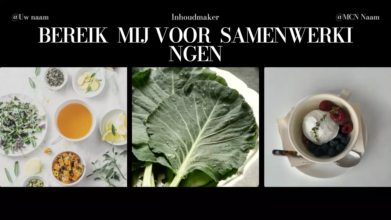 beige moderne inhoud portfolio presentatie