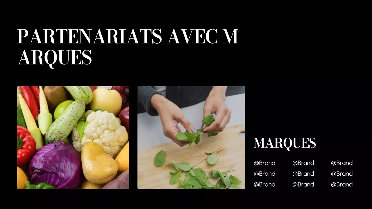 beige moderne contenu présentation portfolio