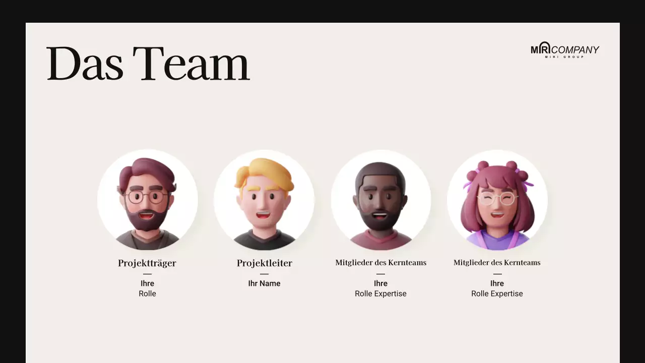 beige moderne Meeting-Präsentation