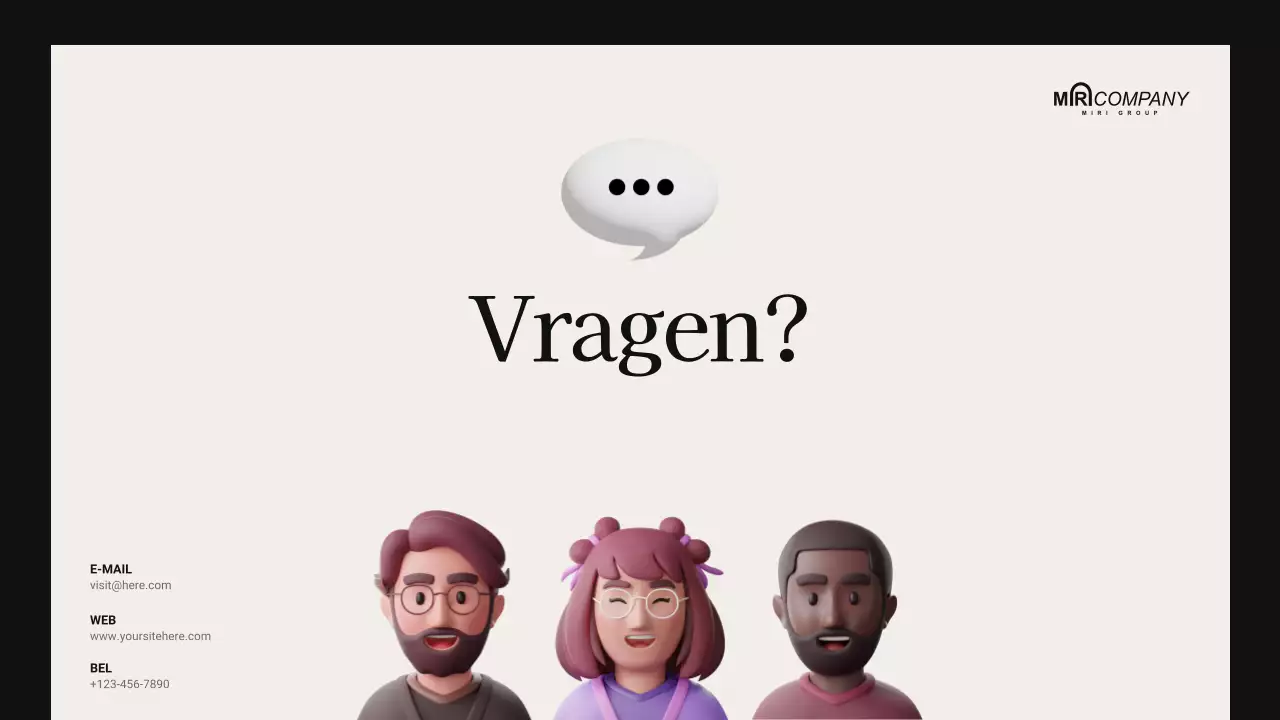 beige moderne vergaderpresentatie