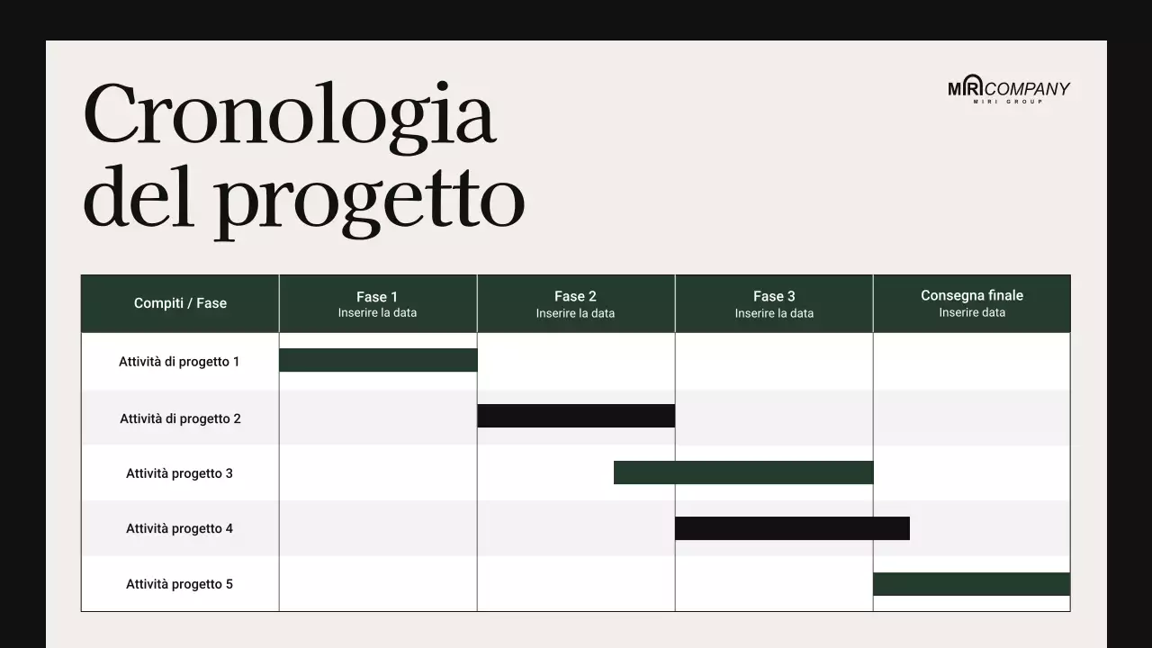 presentazione moderna beige per riunioni