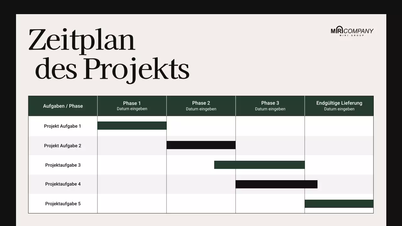 beige moderne Meeting-Präsentation