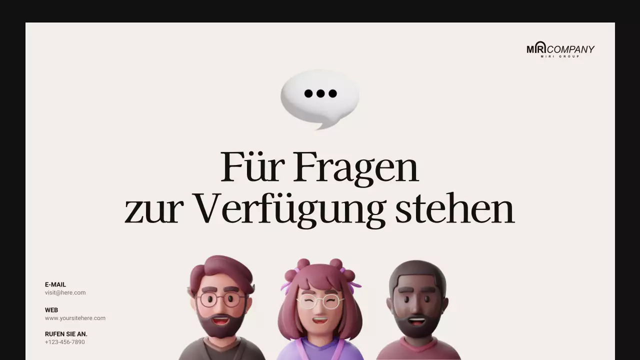 beige moderne Meeting-Präsentation