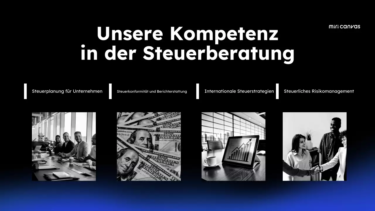 blue modern Steuerförderung