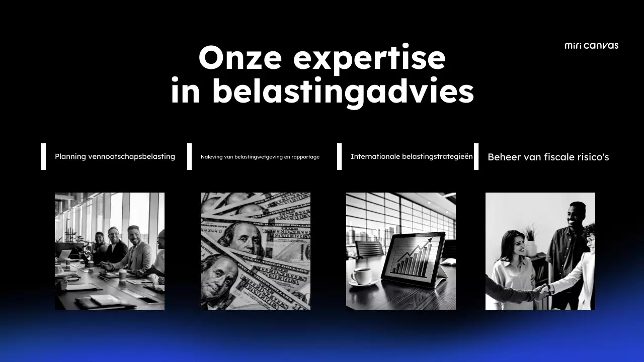 blauwe moderne belasting promotie
