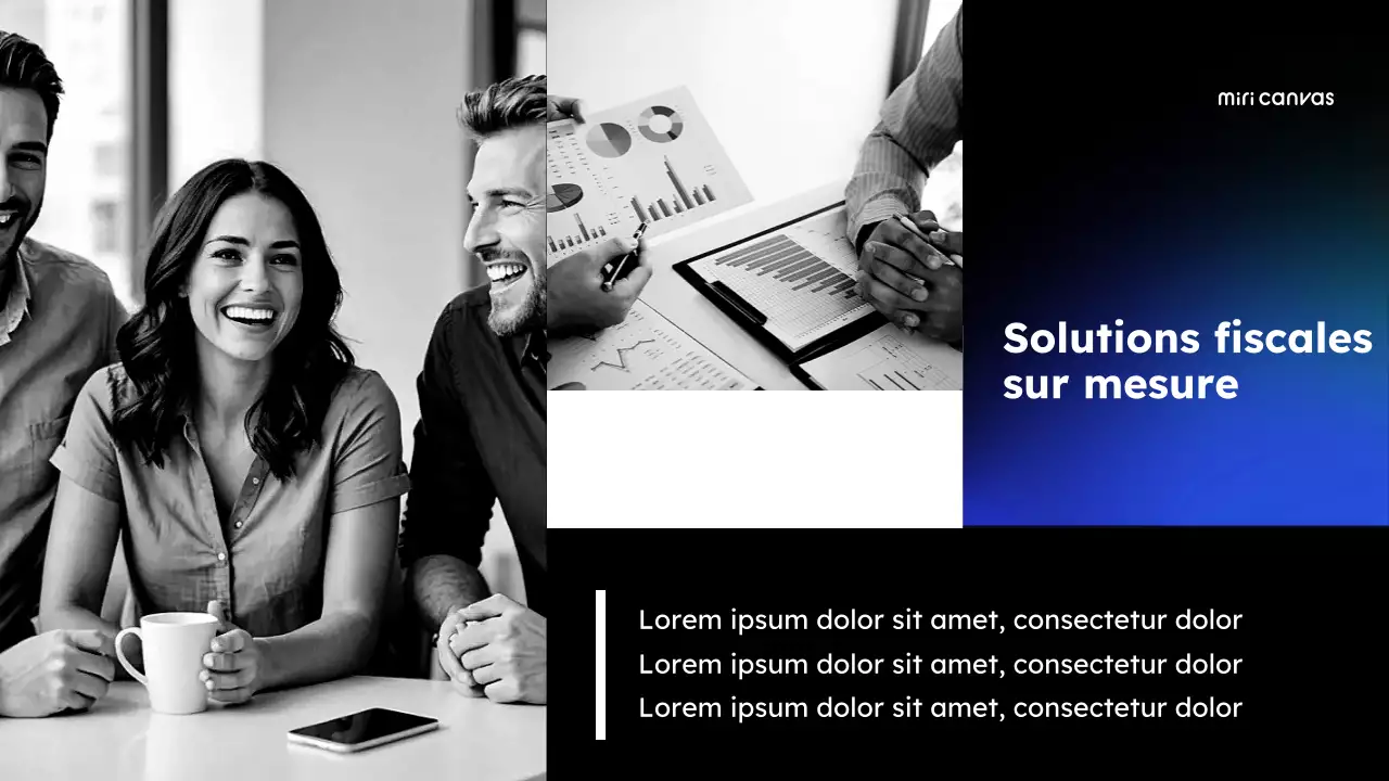 promotion fiscale blue modern