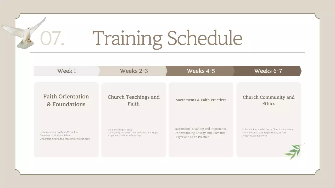 Beige Classic Children's Education Guide