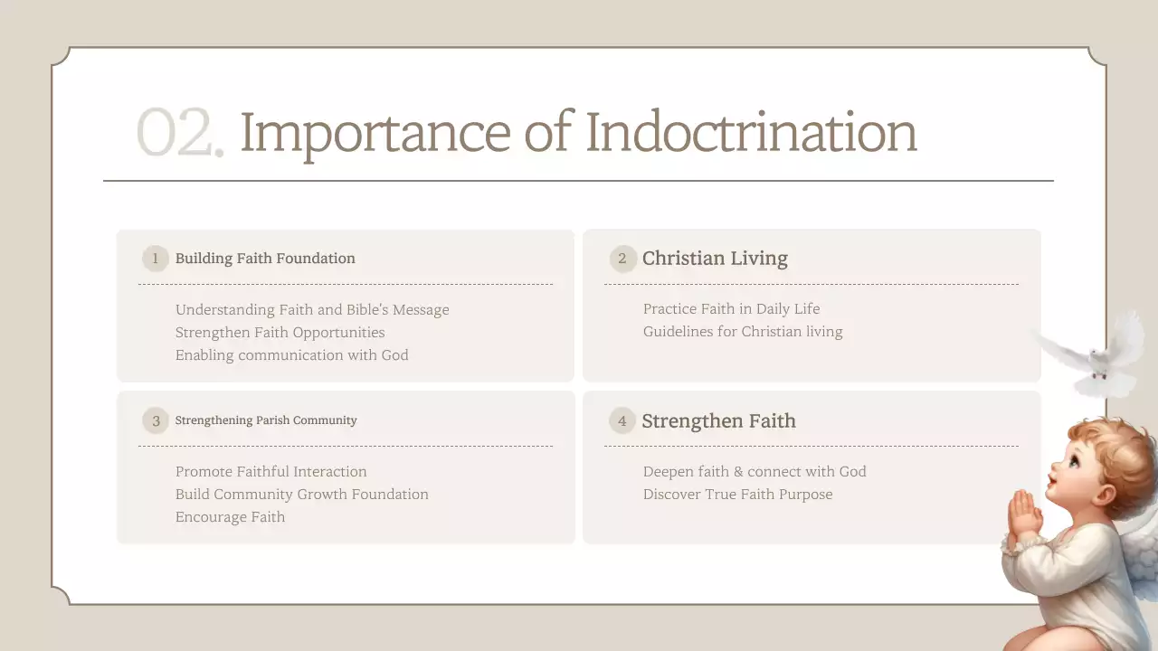 Beige Classic Children's Education Guide