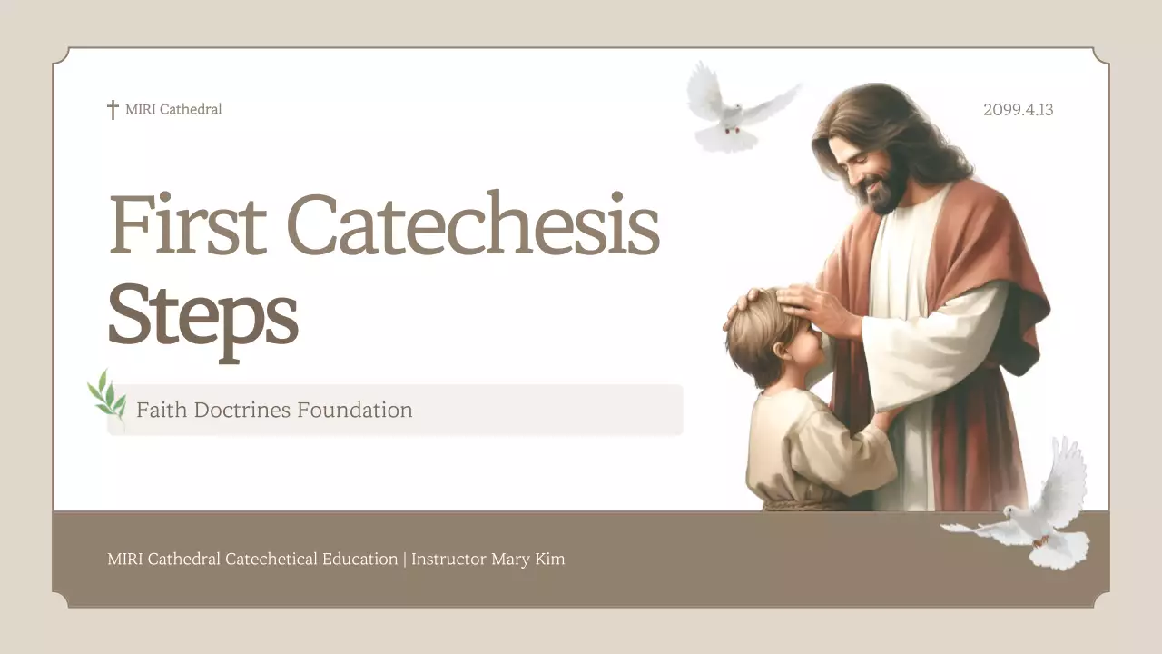 Beige Classic Children's Education Guide