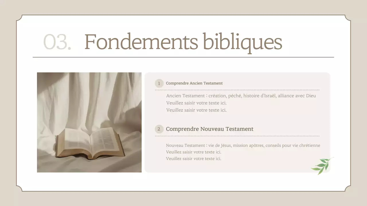 Guide éducatif classique beige pour enfants