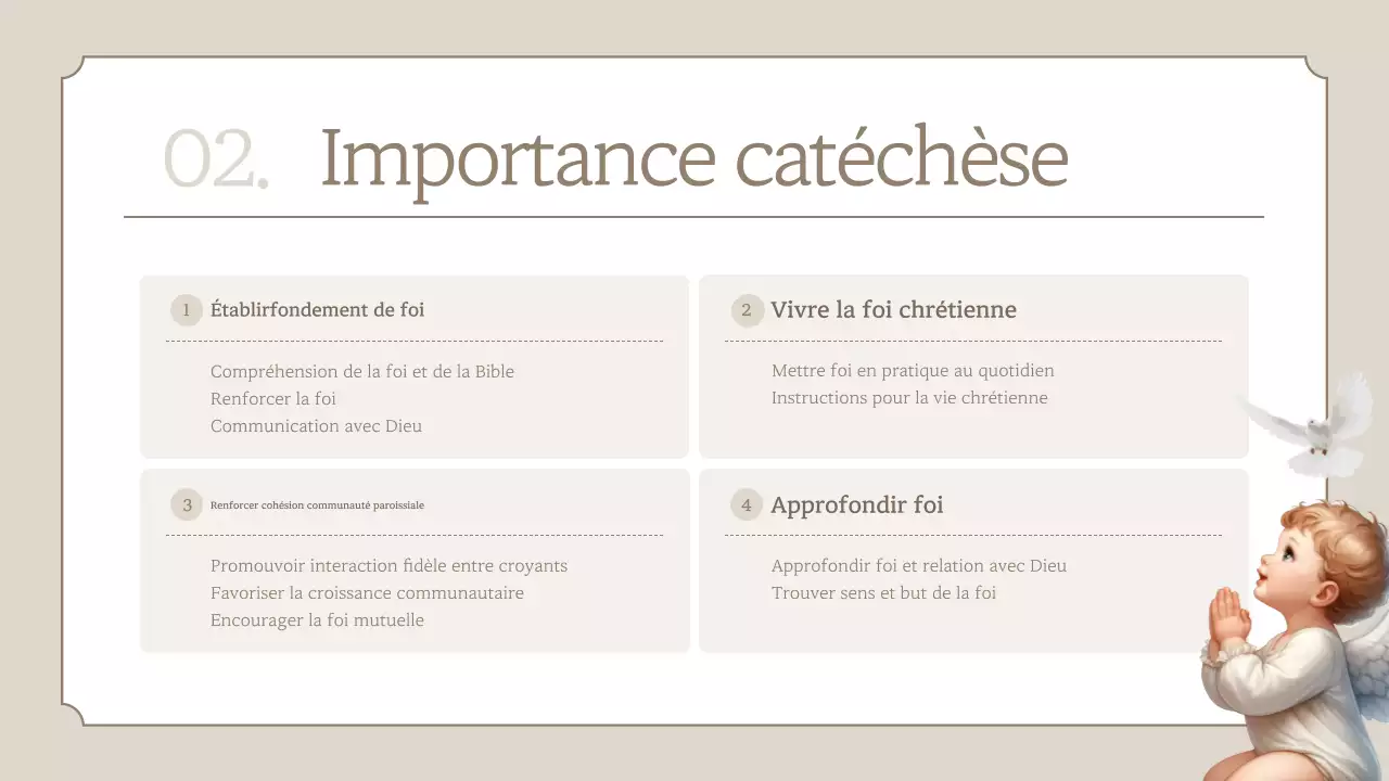 Guide éducatif classique beige pour enfants