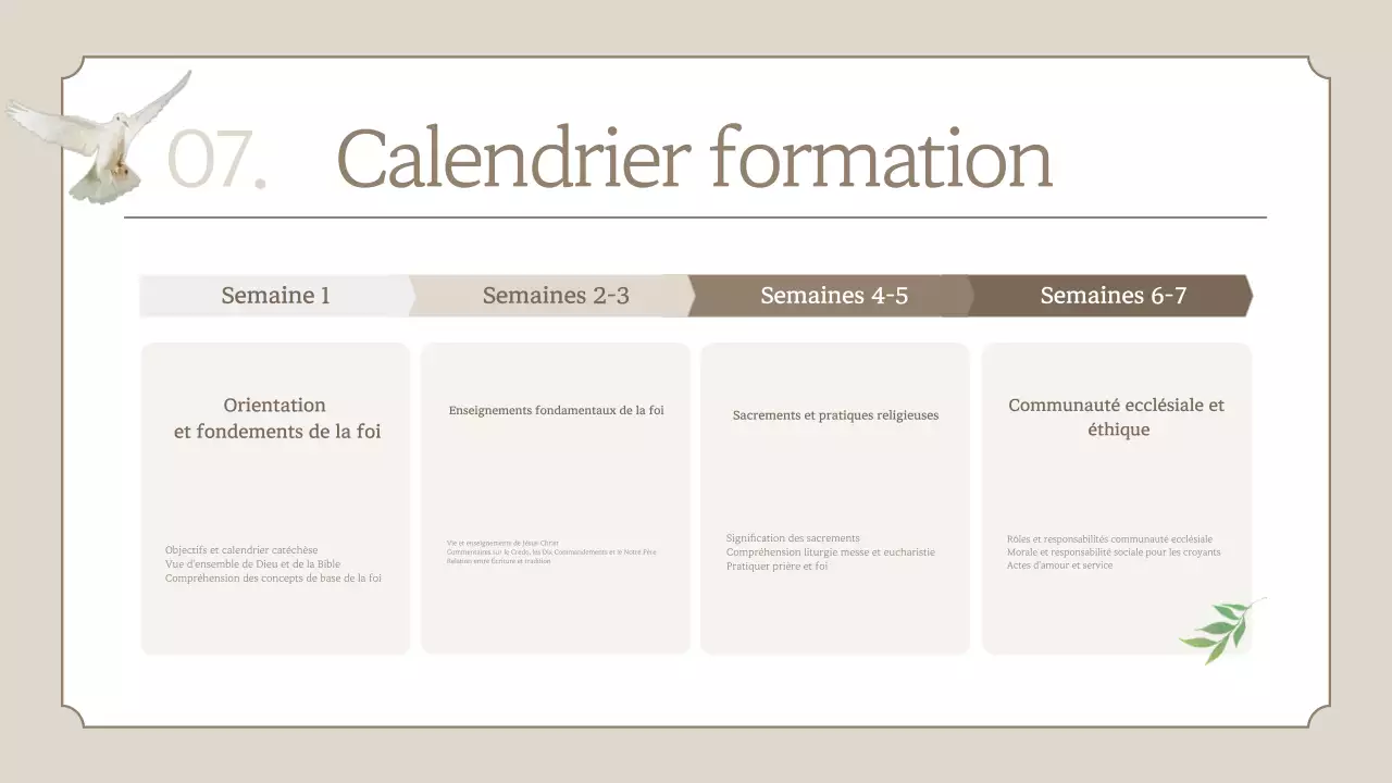 Guide éducatif classique beige pour enfants