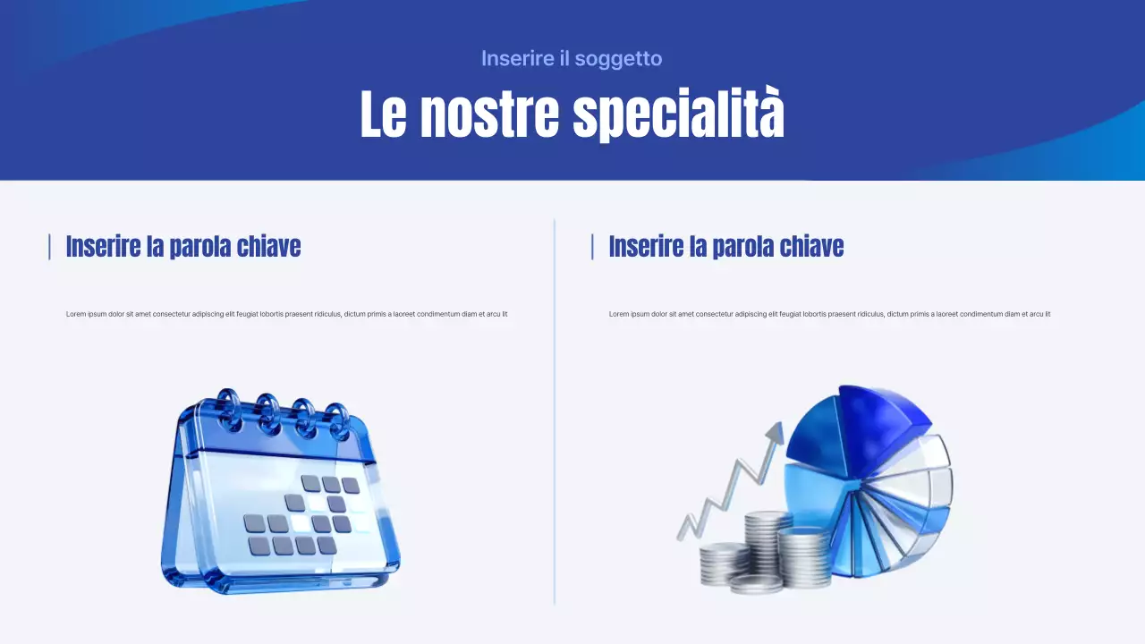 Presentazione aziendale semplice dell'Agenzia delle Entrate blu