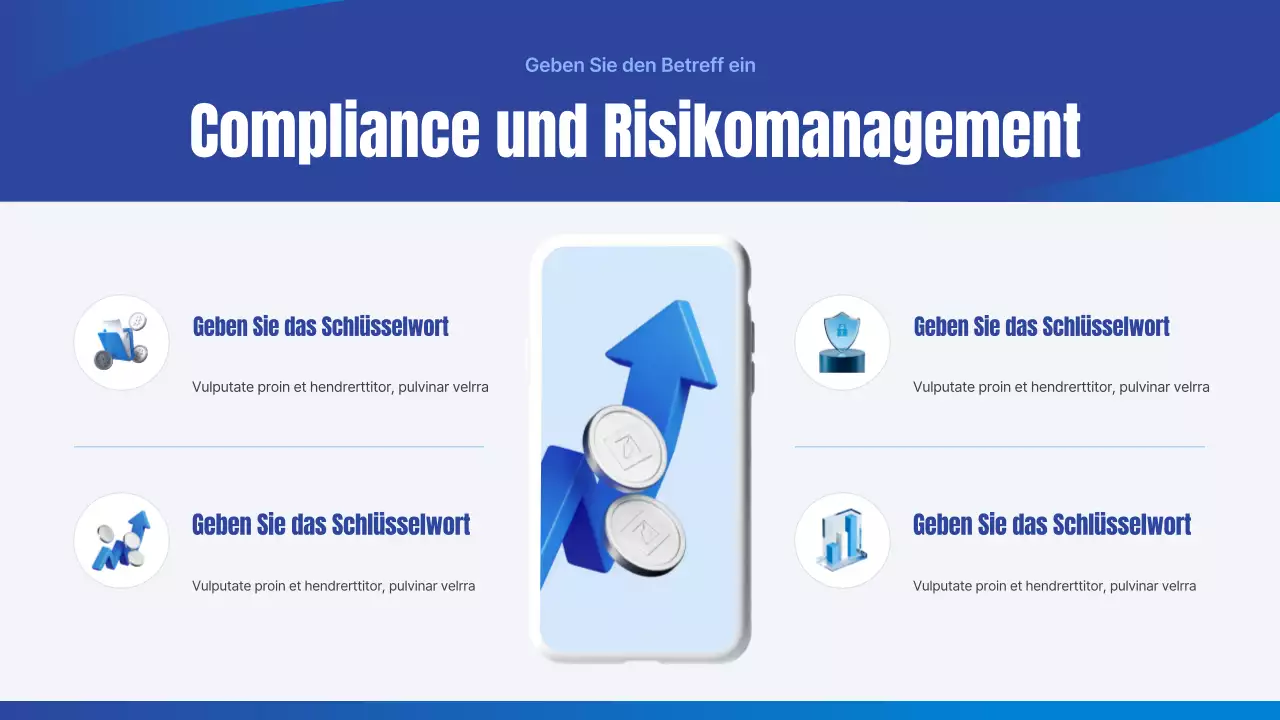 Blue Simple Steueragentur Geschäftspräsentation