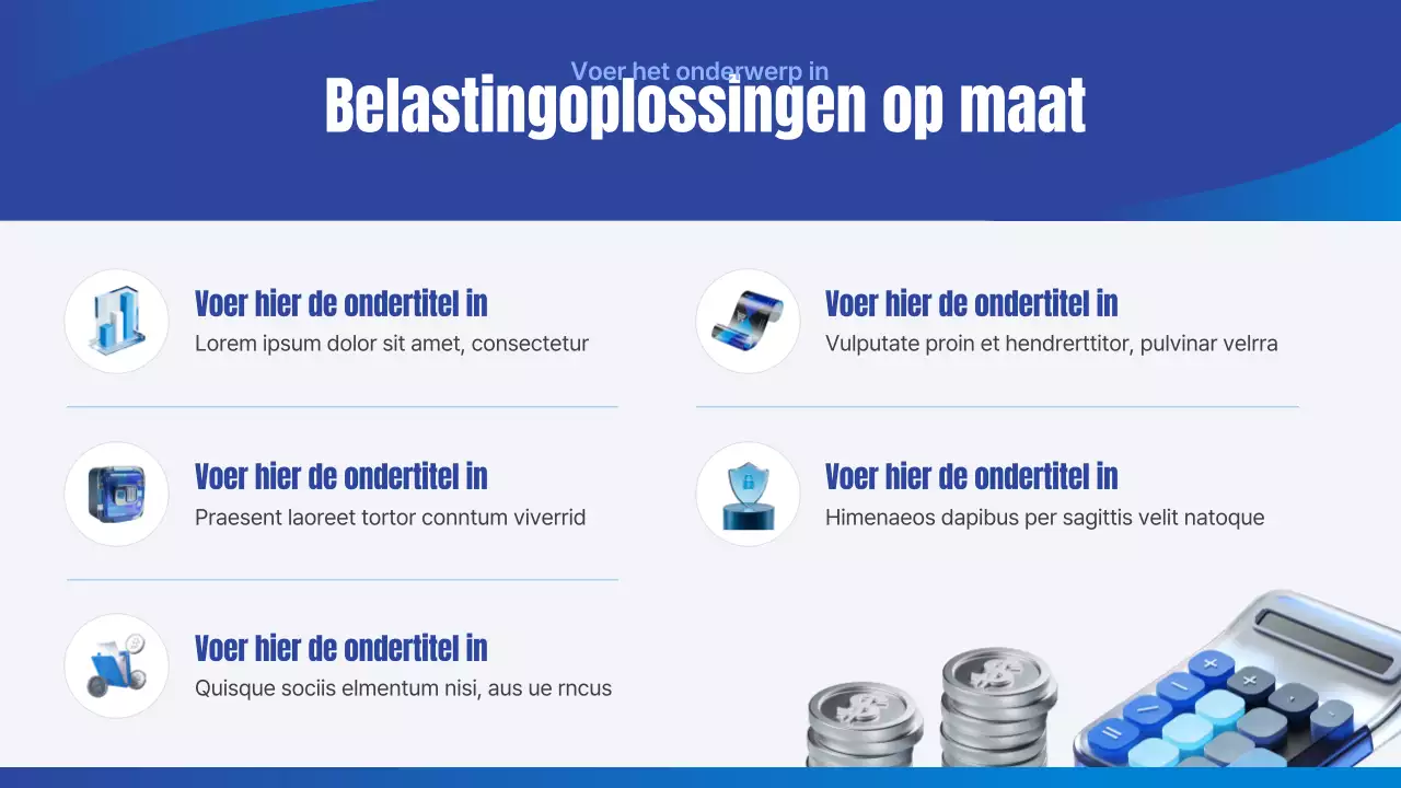 Blue Simple Tax Agency Bedrijfspresentatie