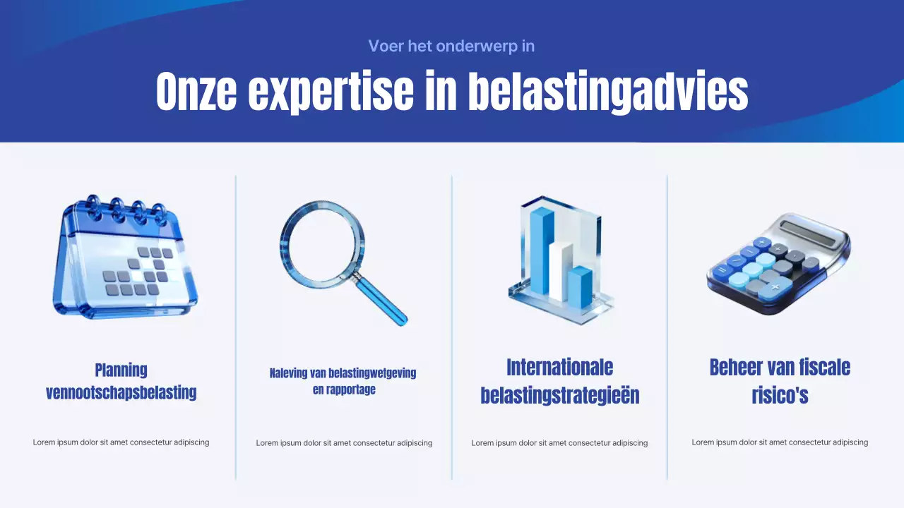 Blue Simple Tax Agency Bedrijfspresentatie
