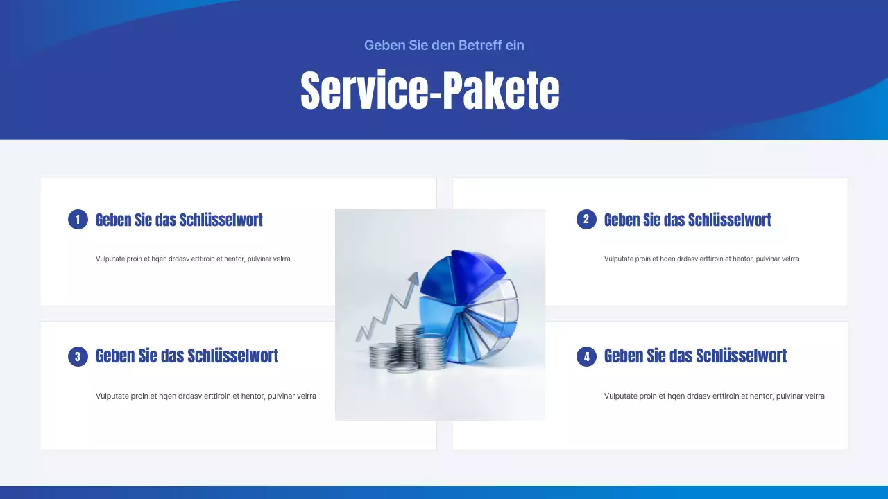 Blue Simple Steueragentur Geschäftspräsentation