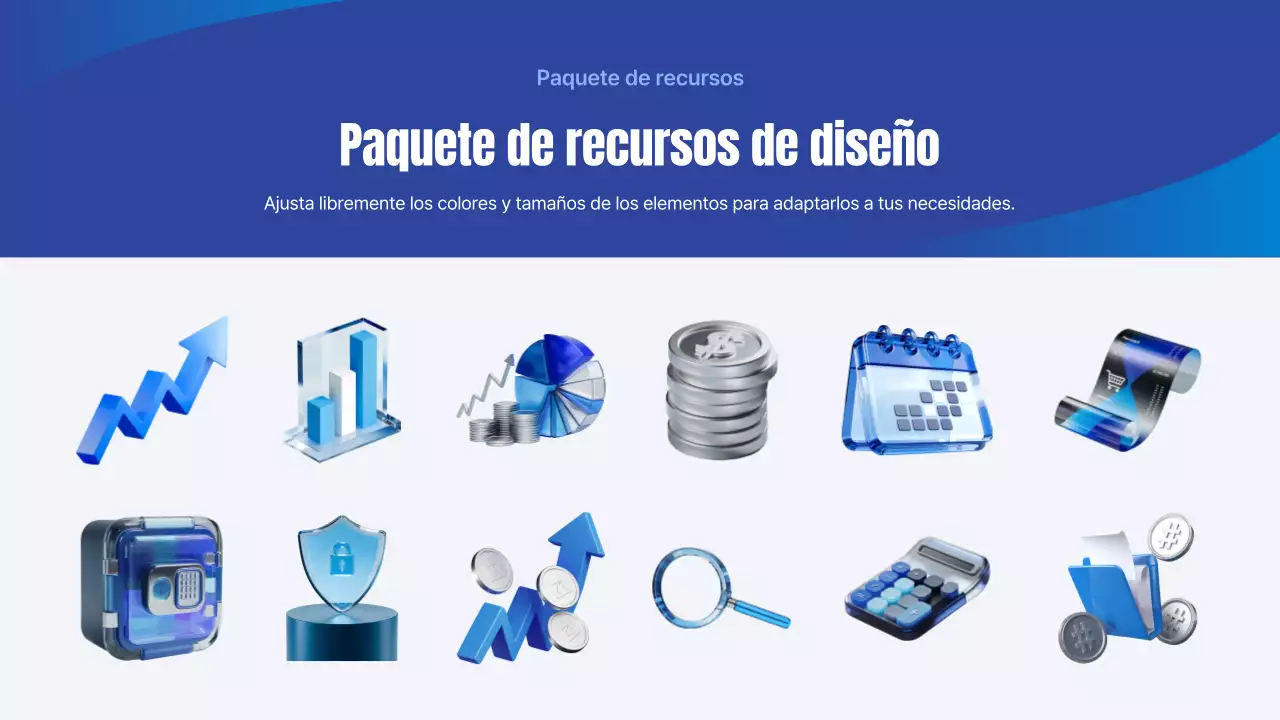 Presentación comercial de la Agencia Tributaria Blue Simple