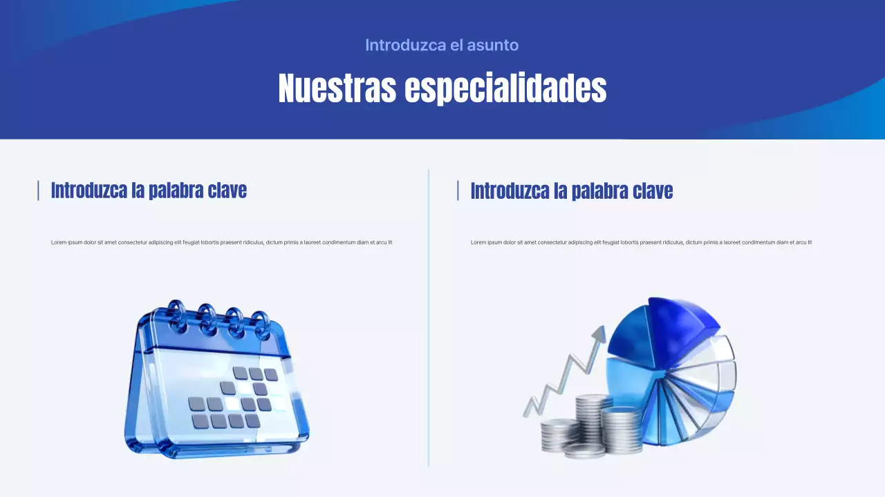 Presentación comercial de la Agencia Tributaria Blue Simple