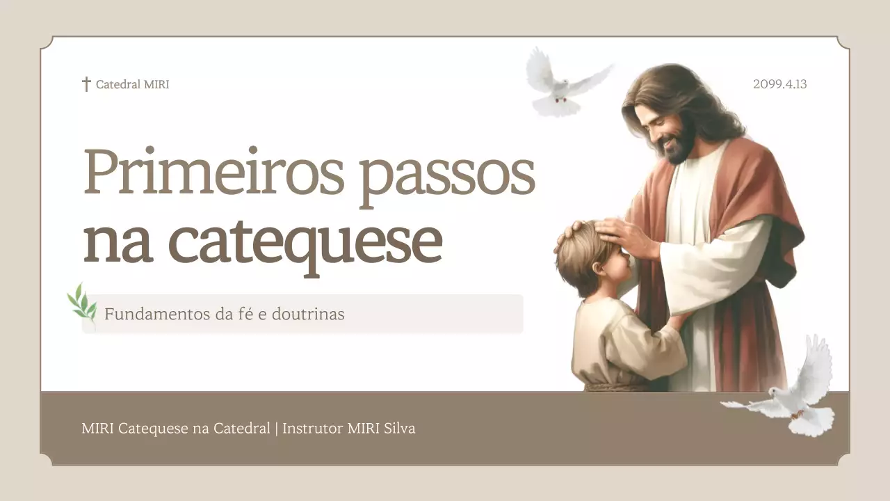 Guia de educação infantil clássico bege