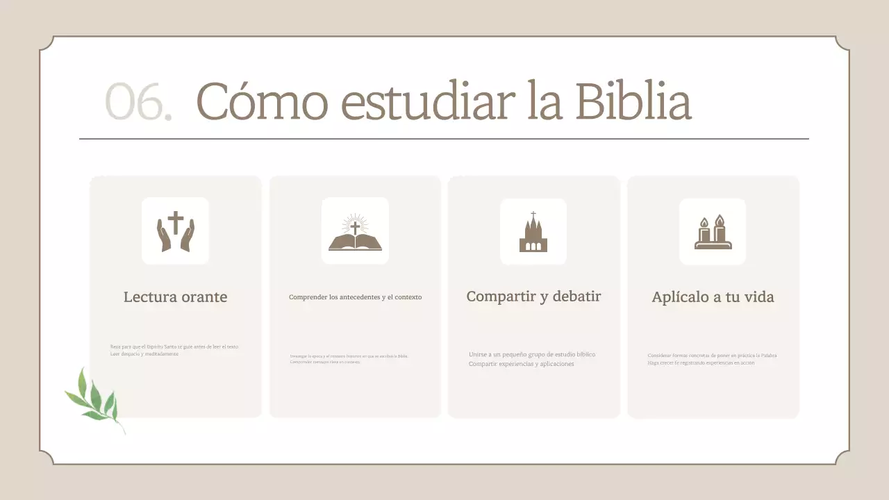 Guía educativa infantil clásica beige