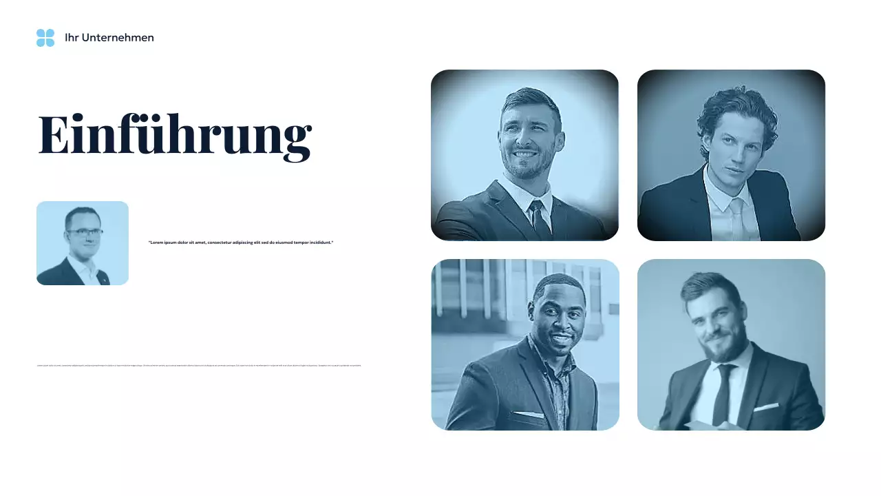 Blauer Ozean, nachhaltige Erde, Präsentation