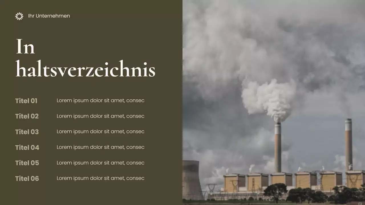 Brown Photocentric Nachhaltige Erde Präsentation