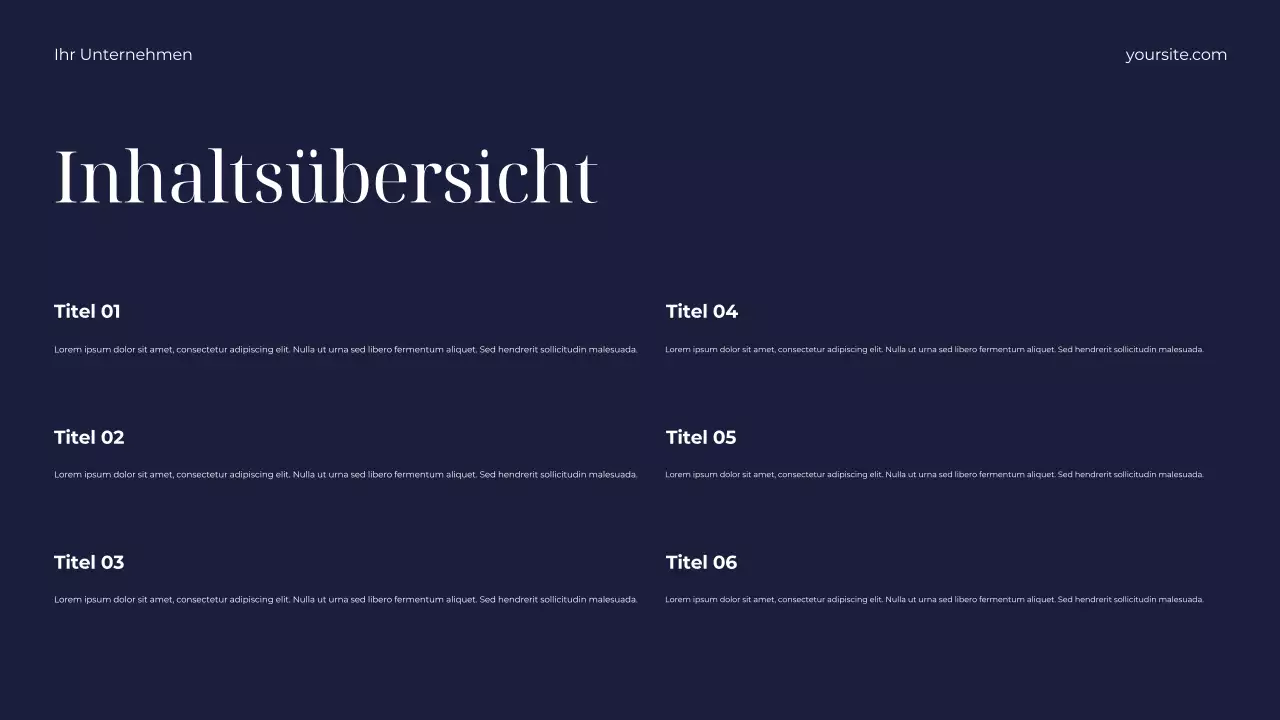 Blaugrüne und weiße Präsentation zur nachhaltigen Erde