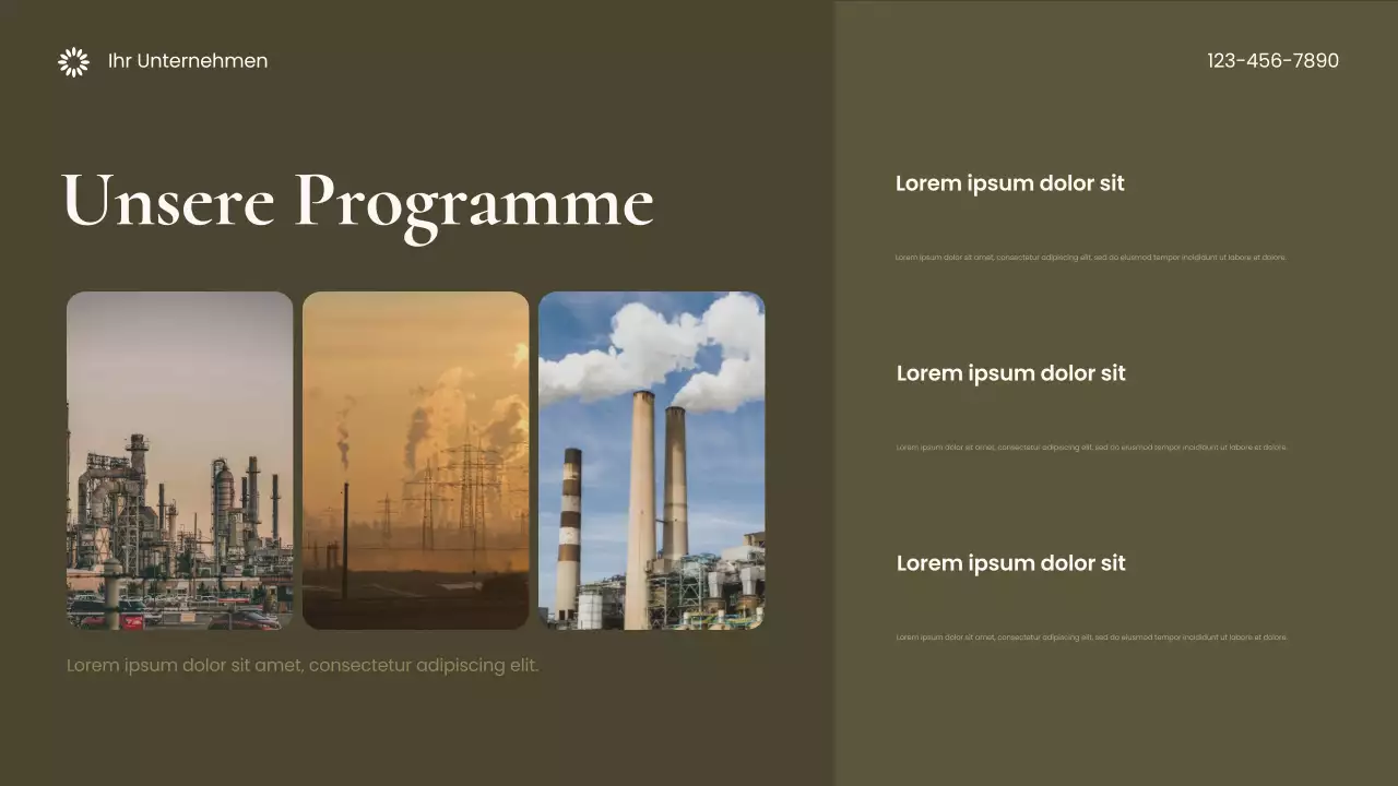 Brown Photocentric Nachhaltige Erde Präsentation