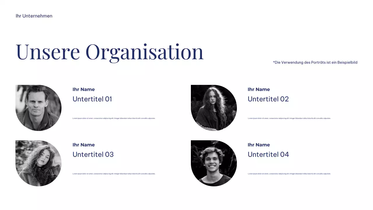 Einfache, minimalistische, nachhaltige Erdpräsentation in Weiß und Blau