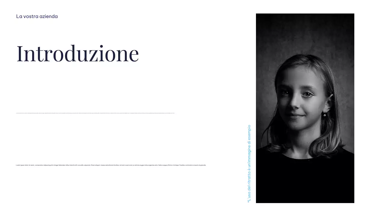 Presentazione della Terra sostenibile semplice e minimalista bianca e blu